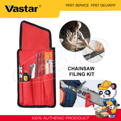 Vastar ตะไบลับคมเลื่อยยนต์10ชิ้น,ชุดเครื่องมือช่างพิเศษสำหรับใช้ในครัวเรือนชุดตะไบเลื่อยโซ่เครื่องมือลับคม