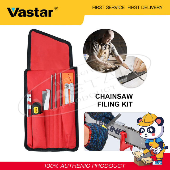 vastar-ตะไบลับคมเลื่อยยนต์10ชิ้น-ชุดเครื่องมือช่างพิเศษสำหรับใช้ในครัวเรือนชุดตะไบเลื่อยโซ่เครื่องมือลับคม