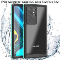 IP68 Waterproof Case For Samsung Galaxy S22 Ultra S22 Plus 360 Full Shockproof Armor Cover Outdoor Swimming Phone Case S22 Coque