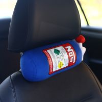 JDM bottle pillow Plush toy turbocharger JDM Travel car headrest Neck Rest cushion decoration Hellaflush