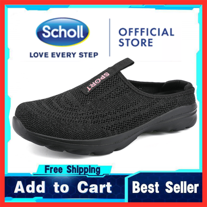 scholl-รองเท้าผู้หญิง-scholl-รองเท้าผ้าใบรองเท้าผู้หญิง-รองเท้า-scholl-รองเท้าหญิง-scholl-รองเท้าผ้าใบผู้หญิง-รองเท้าแตะเกาหลี-sholl-ขนาดใหญ่-41-42-ครึ่งรองเท้าแตะแบนแบนฤดูร้อนโบฮีเมียรองเท้าแตะผู้หญิ
