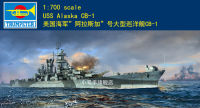 ทรัมเป็ตเตอร์06738 1:700สเกล USS Alaska CB-1ชุดอาคารชุดประกอบโมเดล