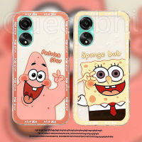 เคส OPPO A58 คลาสสิกน่ารักการ์ตูนสพันจ์บ็อบรูปแบบโปร่งใสกันน้ำกันกระแทกยางปลอกอ่อนเคสโทรศัพท์oppo a58 ความคุ้มครองเต็มรูปแบบป้องกันกล้องเคสโทรศัพท์ฝาครอบ