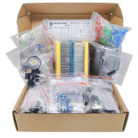 Mega Electronic Component Kit Assortment,ตัวเก็บประจุ,ตัวต้านทาน,LED,ทรานซิสเตอร์,ไดโอด,เจอร์เมเนียม1n270,แจ็ค DC,Opamp,PCB