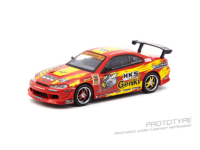 Tarmac 1:64 HKS Hyper Silvia RS-2ชุดโมเดลรถยนต์หล่อขนาดเล็ก