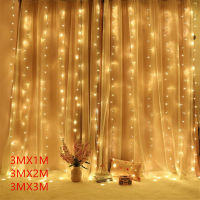 3M LED Curtain Garland On The Window USB Power Fairy Lights Festoon With Remote New Year Garland Led Lights Christmas 40