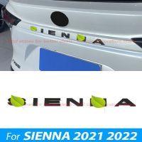 For TOYOTA SIENNA 2021 2022 Car Accessories Tail Door Logo ABS Decoration Senna Trunk Sticker Refit Accessories