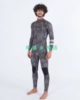 [COD] Recommend Hurley4mm surfing full body cold suit wetsuit male PLUS printed Wetsuit