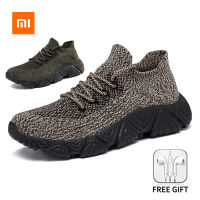 Xiaomi Youpin Mens Shoes Sneakers Casual Shoes New Mesh Breathable Sport Male Flying Knit Flats Men Sneakers Lace-up Loafers