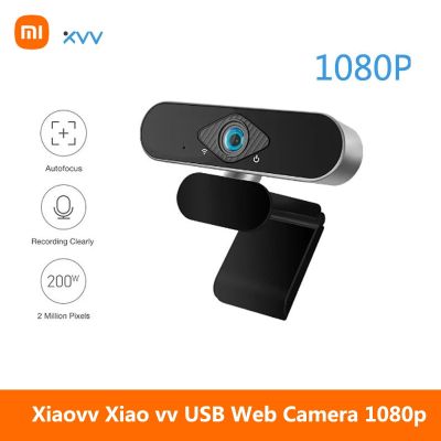 ஐ✽✎ Xiaomi Xiaovv USB Web Camera 1080p HD Auto Focus 150° Angle Noise Reduce Micro Xiao vv Webcast YouTube FaceTime Online Meeting