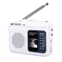 Retekess TR606วิทยุพกพา Fm/am พร้อมเล่นเทปคาสเซ็ตเครื่องบันทึกเสียงรองรับการบันทึกในตัว/ไมโครโฟนภายนอก