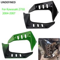 Green Motorcycle Compression Fairing Side Radiator Cover Kits ABC Plastic For Kawasaki Z750 Z 750 2004-2007 2005 2006