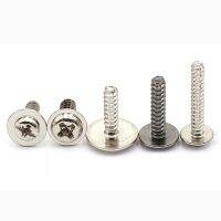 100Pcs M2.6*10/14/25mm Self-tapping Screws Nickel/Zinc Plated Steel Phillips Cross Round Head Pan Head With Pad Screw Nails Screws  Fasteners