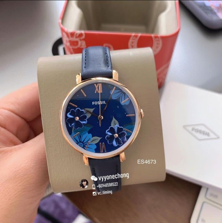 Fossil watch 2024 ladies blue