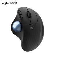 Logitech ดั้งเดิมเมาส์ M575ไร้สายแทร็คบอลเมาส์มือถือเมาส์ที่ออกแบบตามหลักการยศาสตร์สำหรับเกมอุปกรณ์วาดรูป CAD มืออาชีพที่สร้างสรรค์