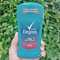 ผลิตภัณฑ์ระงับกลิ่นกาย Degree® Men Sport Original Protection 48H Antiperspirant Stick 76g โรลออนสติ้กสำหรับผู้ชาย ไร้คราบ ดับกลิ่นกายนาน 48ชม