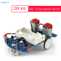 ?【Lowest price】Legend ฝึกบัดกรีการเรียนรู้อิเล็กทรอนิกส์ Kit Smart Car Project kits DIY Kit