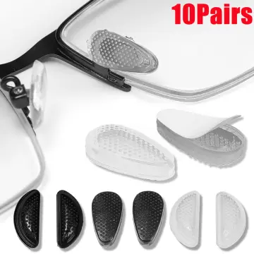 NEW 2.5mm & 1.8mm 5 Pairs Eyeglasses Nose Pads for Sunglasses Non-Slip  Silicone Soft Adhesive Stick Nose Pads Glasses Spectacles - AliExpress