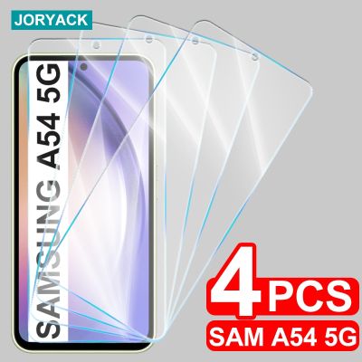 4PCS Tempered Glass For Samsung Galaxy A54 A34 A23 A53 A73 A52 A52S A72 A33 A51 A71 4G A42 Glass Full Coverage Screen Protector Picture Hangers Hooks