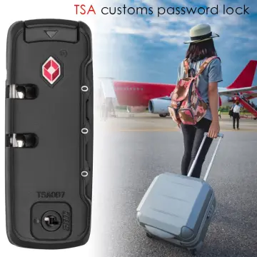 TSA Resettable 3 Digit Combination Travel Luggage Suitcase TSA 007