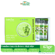 Combo Detox thải độc - Bột rau củ hữu cơ sấy lạnh Dalahouse