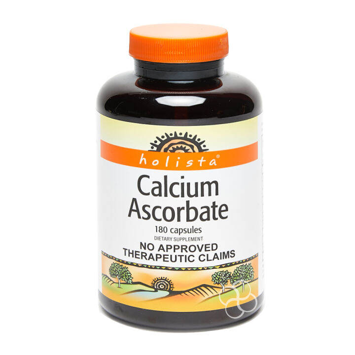 Holista Calcium Ascorbate 500mg 180 Capsules Lazada PH