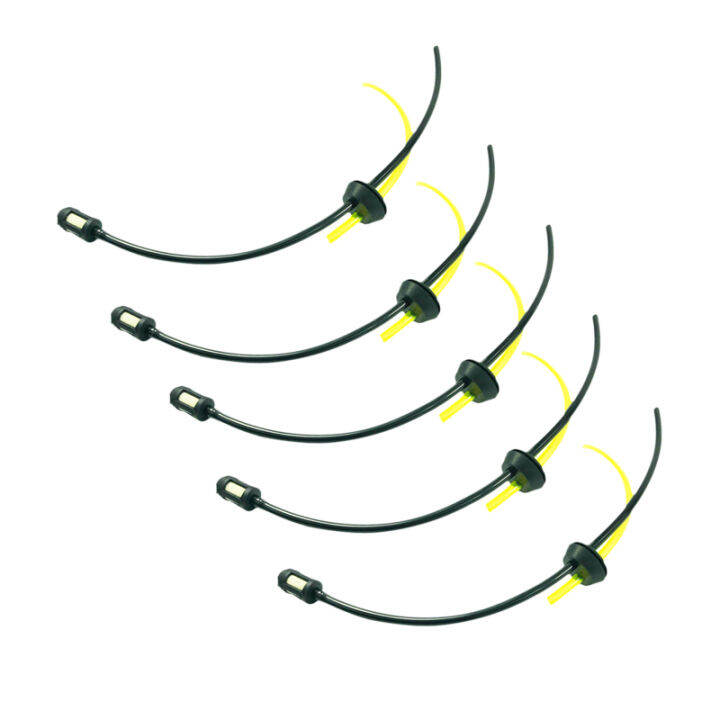 5Pcs/Set Replacement Fuel Hose Pipe Tank Filter for Strimmer Trimmer Brush Cutter Chainsaw Fuel