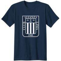 เสื้อยืด พิมพ์ลาย Alianza Lima Peru Alianza Lima Club สีม่วง สีฟ้า สําหรับผู้ชาย H2BH