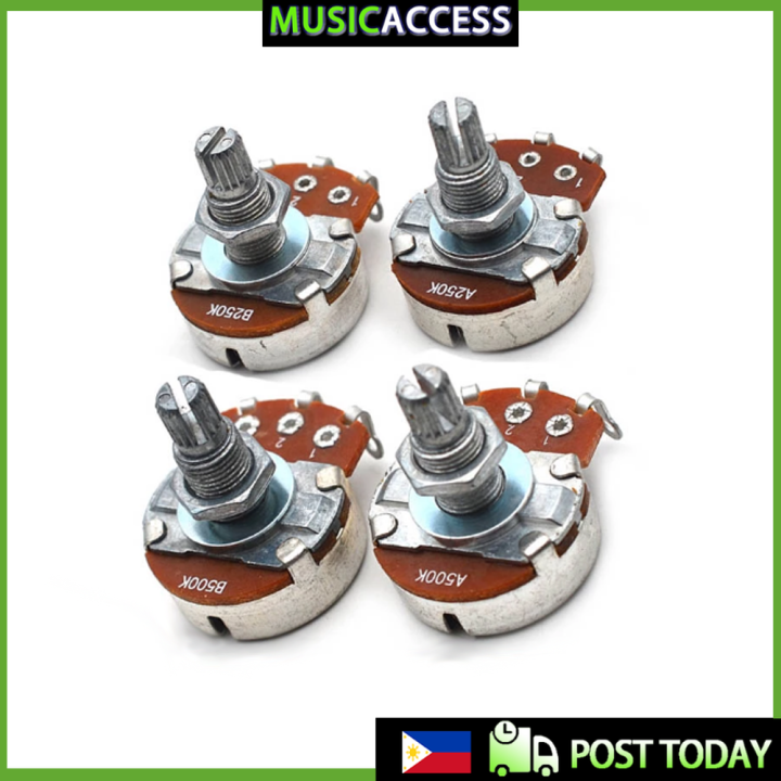 A500K/B500K/A250K/B250K Split shaft 18mm Guitar Volume Tone Pots