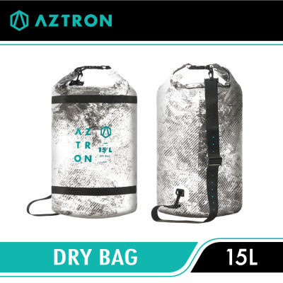 Aztron Dry Bag 15L กระเป๋ากันน้ำ กระเป๋า สะพายข้างกันน้ำ พกพาสะดวก ใส่เล่นน้ำได้ ความจุกระเป๋า 15 ลิตร
