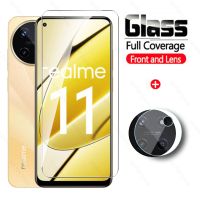 2in แก้วคลุมทั้งหมด1ใบสำหรับ Realme 11 4G Realme11ฟิล์มกล้องกระจกเทมเปอร์รัสเซีย5G Global Realmy 11 Relme 11ป้องกันหน้าจอติดกาวทั่วทั้งแผ่น