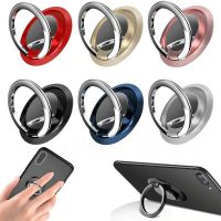 360° Rotatable Finger Ring Mobile Phone Holder Stand Grip for Universal Car Magnetic Mount Phone Back Sticker Pad Bracket Holder Car Mounts