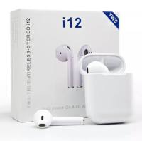 ััรับประกัน 3เดือน หูฟังบลูทูธไร้สาย i12TWS Bluetooth Earbuds 5.0 เหมาะสำหรับไอโฟน , ซัมซุง , oppo , vivo , huawei ,เสี่ยวมี่ มือถือแอนดรอย.