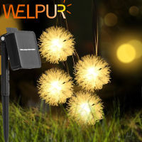 Dandelion ไฟแฟรี่พลังงานแสงอาทิตย์กลางแจ้ง5M7M 20/50Leds พลังงานแสงอาทิตย์6V โคมไฟ Holiay คริสต์มาสตกแต่งสำหรับโคมไฟภูมิทัศน์ลานสวน