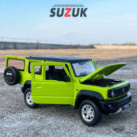 1:26 SUZUKI Jimny ล้อแม็กรถยนต์รุ่น D Iecasts โลหะนอกถนนยานพาหนะรถของเล่นรุ่นจำลองสูงคอลเลกชันเด็กของเล่นของขวัญ