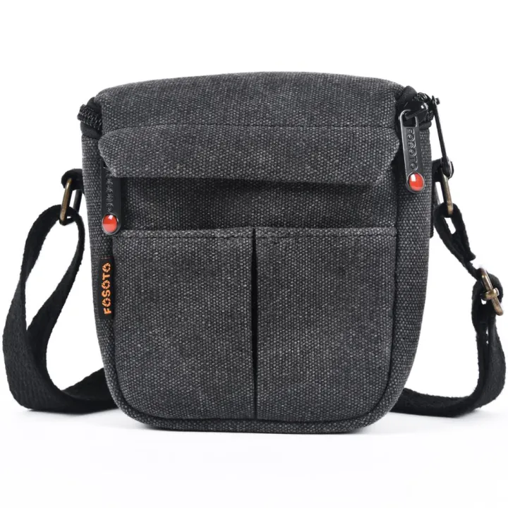Fusitu Canvas Mirrorless System Camera Bag Shoulder Camera Bag For