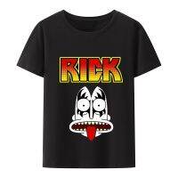 Camiseta negra KISS Rock &amp; Roll para hombre, camisa de Heavy Metal Band Merch para Unisex, Tops Punk Goth, ropa de calle informal