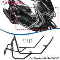 รถจักรยานยนต์เครื่องยนต์ยามกรอบบาร์ผิดพลาดสำหรับ Yamaha NMAX155 NMAX 155 2021-2023ป้องกันการล่มสลายกันชนป้องกันอุปกรณ์เสริม