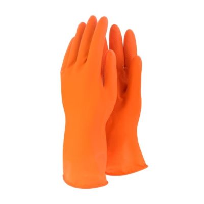 ถุงมือ ถุงมือยางสีเหลือง ไซด์ L ถุงมือเอนกประสงค์ ปลอดภัย ถุงมือทำความสะอาด ถุงมือทำอาหาร ถุงมือยางยาว