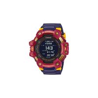 Casio G-SHOCK นาฬิกากีฬา [สินค้าภายในประเทศของแท้] โมเดลความร่วมมือของ G-SQUAD FC Barcelona Matchday หลากสี GBD-H1000BAR-4JR ผู้ชาย