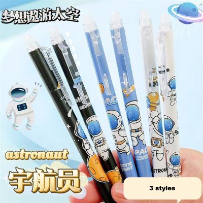 6 Pcs Erasable Gel Pens Set 0.5mm Fine Point Blue Black Kawaii Ballpoint Pen for Writing Stationery Office School Supplies Pens