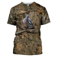 Limited Time Discounts Camouflage Hunting Animals Wild Boar 3D T-Shirt Summer Leisure Mens T-Shirt Fashion Street Womens Pullover Short Sleeve Jacket