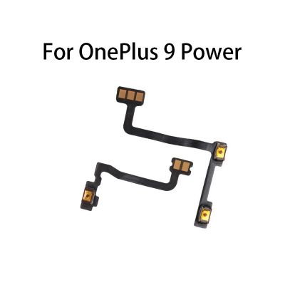 ปิดเครื่องปิดเสียงสวิตช์ควบคุมปุ่มปรับระดับเสียงปุ่มปรับระดับเสียงสายดิ้นสําหรับ OnePlus 9 Power