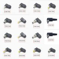 1Pcs DC Power Male Plug Jack Adapter 90 Degree Male 6.3x3.0 6.0x4.4 5.0x3.0 5.5x2.5 5.5x2.1 4.8x1.7 4.0x1.7 3.5x1.35 2.5x0.7mm  Wires Leads Adapters