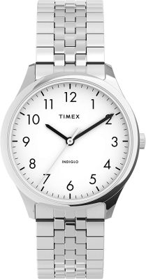 Timex Womens Modern Easy Reader 32mm Watch Silver-Tone/White