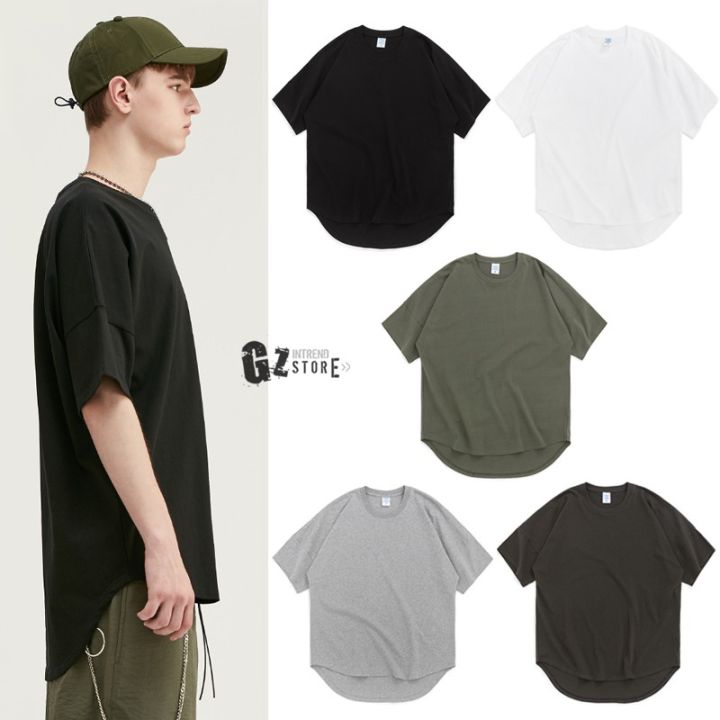 dsl001-เสื้อยืดผู้ชาย-เสื้อ-oversize-ชายโค้ง-ชายเสื้อหน้าสั้นหลังยาว-แนวสตรีท-เสื้อผู้ชายเท่ๆ-เสื้อผู้ชายวัยรุ่น