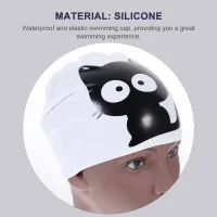 1 Pc Swimming Cap Prime Silicone Sturdy Waterproof Durable Swimming Cap Bathing Cap for Men Pool Swimming Swim CapsTH