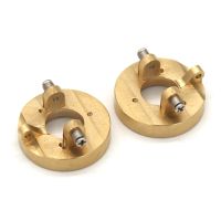 2Pcs Brass Steering Knuckle Steering Cup Counterweight for Kyosho MINI-Z 4X4 1/18 RC Crawler Car Upgrade Parts