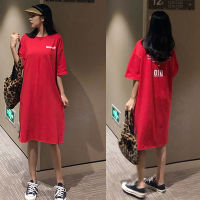 Summer New Women Sleepwear Sleepshirt Sweet Girl Print Letter Home Wear Sexy Lingerie Cotton Night Dress Plus Size Nightgown 4XL