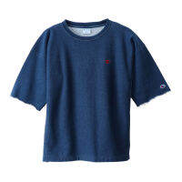 CHAMPION WOMEN - JP เสื้อสเวตเตอร์แขนสั้นผู้หญิง-ไซส์เอเชีย RW CREW NECK SWEATSHIRT  CW-P005-326